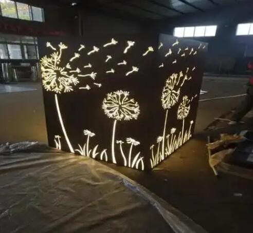 青县耐候钢灯箱